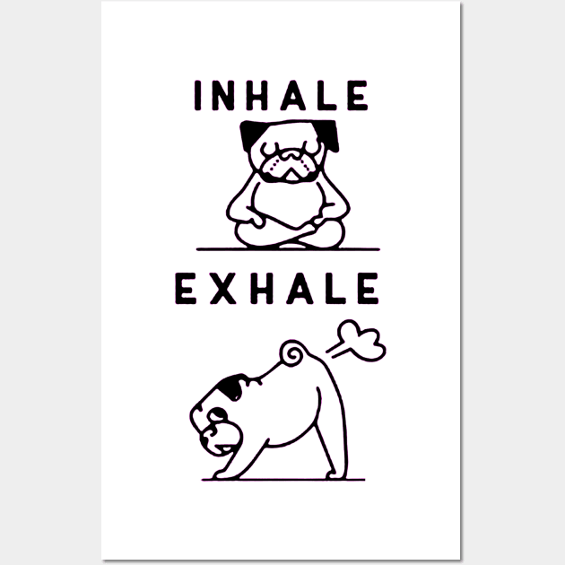 Inhale & Exhale Wall Art by rosposaradesignart